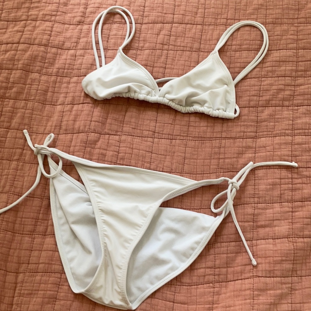 White bikini S
